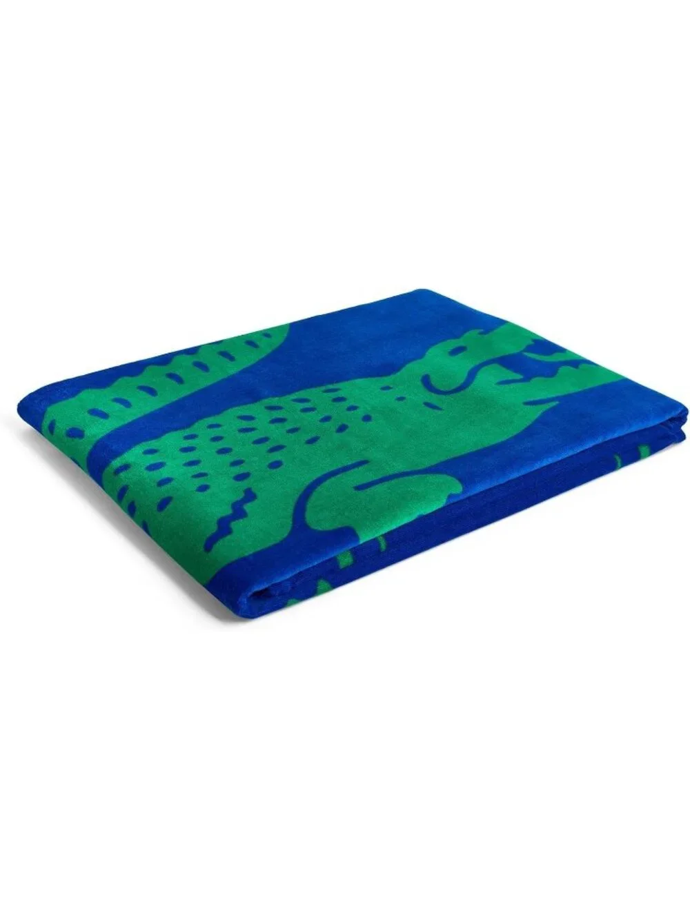 Lacoste Beach Towel Big Crocodile Print Oversized 36